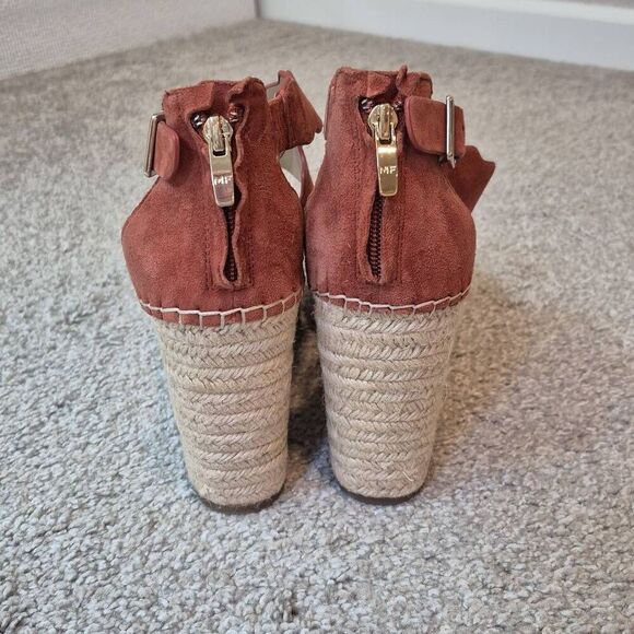 Marc Fisher Women's Size 9 Calita Wedge Sandals Platform Espadrille - Picture 3 of 11